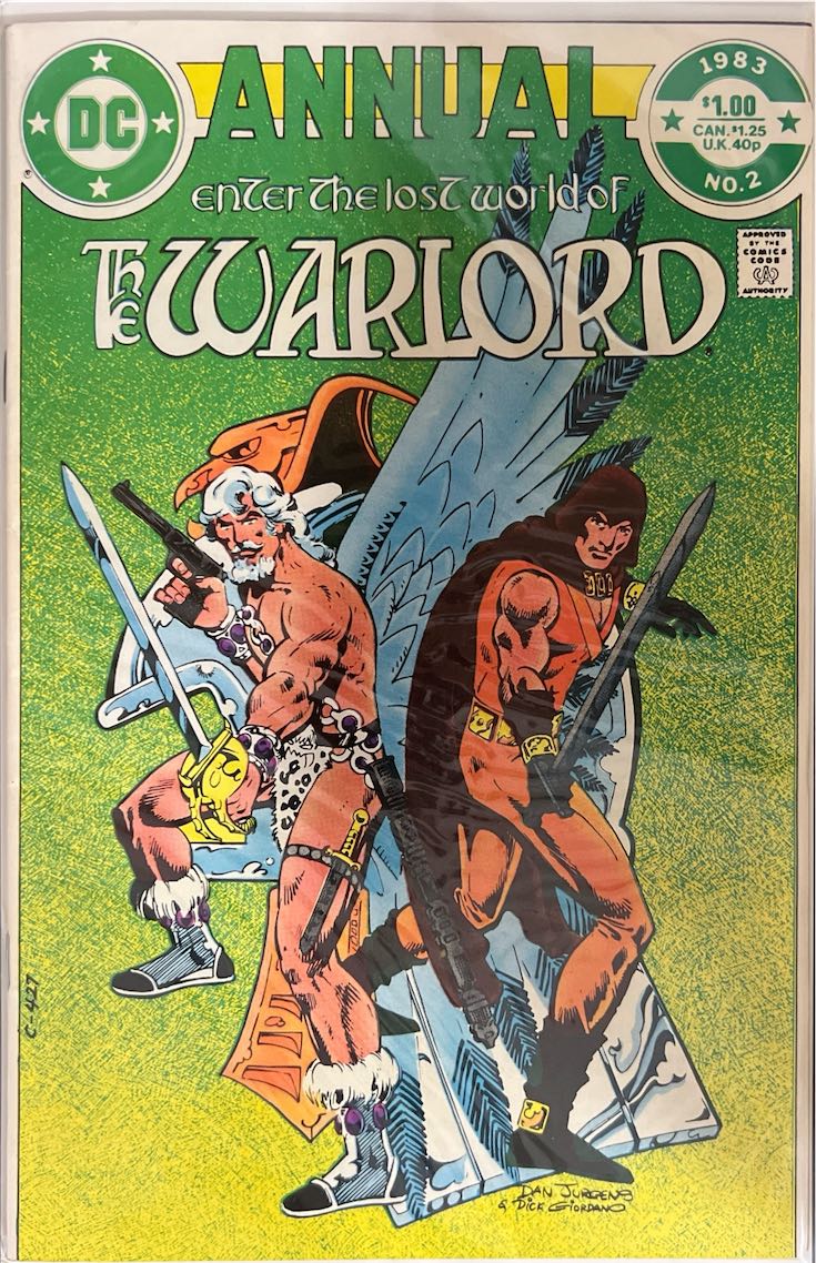 The Warlord, Annual #002, Enter The Lost World Of (DC Comics, 1983) - Direct Sales