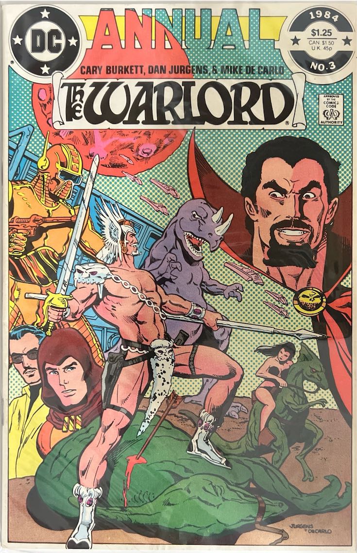 The Warlord, Annual, #003 (DC Comics, 1984) - Direct Sales