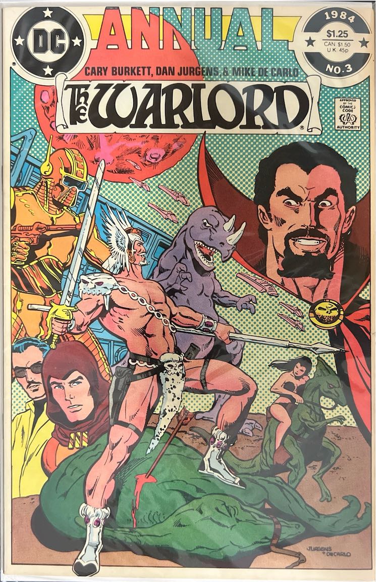 The Warlord, Annual, 003, (DC Comics, 1984) - Direct Sales