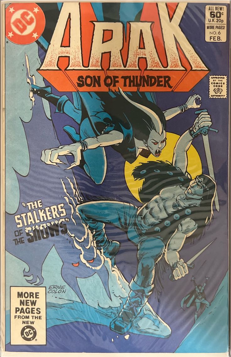 Arak Son of Thunder, #006, The Stalkers of the Snows (DC, 1982) - Direct Sales