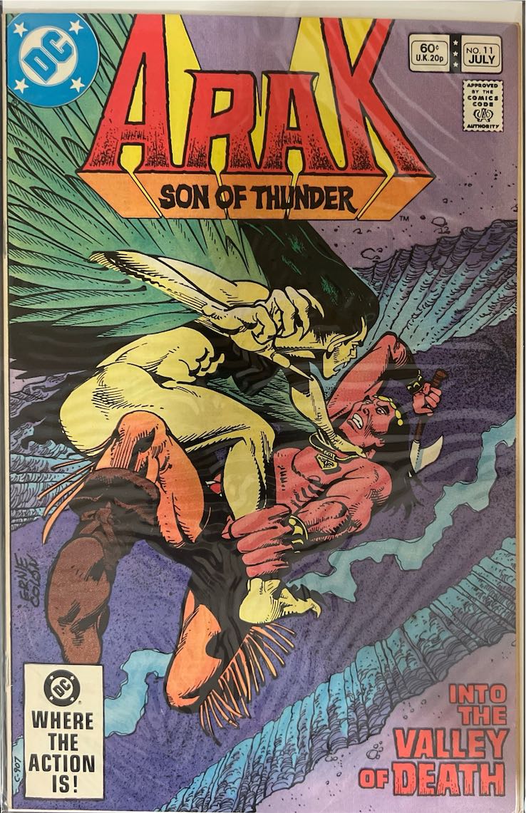 Arak, Son of Thunder, #011, Into the Valley of Death (DC, 1982) - Direct Sales Edition