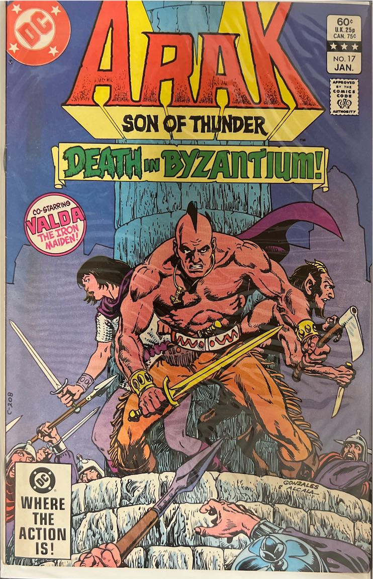 Arak, Son of Thunder, #017, Death in Byzantium! (DC Comics, 1983) - Direct Sales