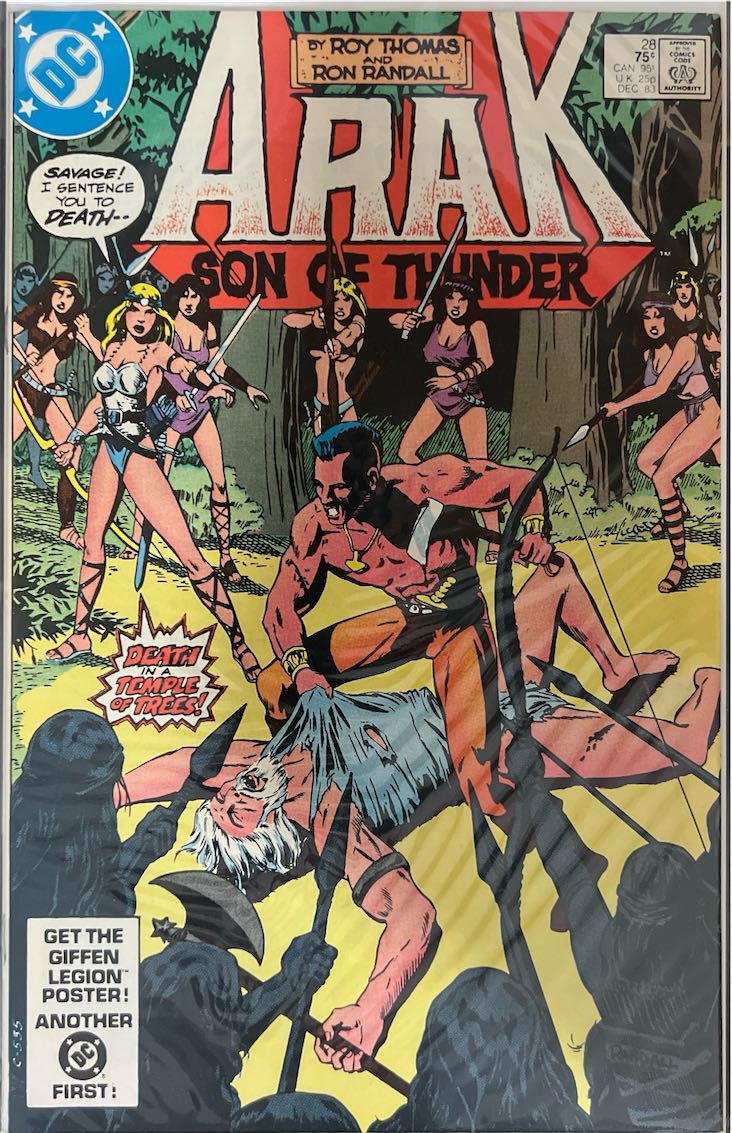 Arak, Son of Thunder, #028 (DC, 1983) - Direct Sales Edition