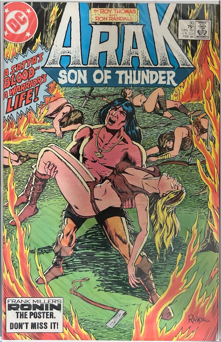 Arak, Son of Thunder, #030 (DC Comics, 1984) - Direct Sales