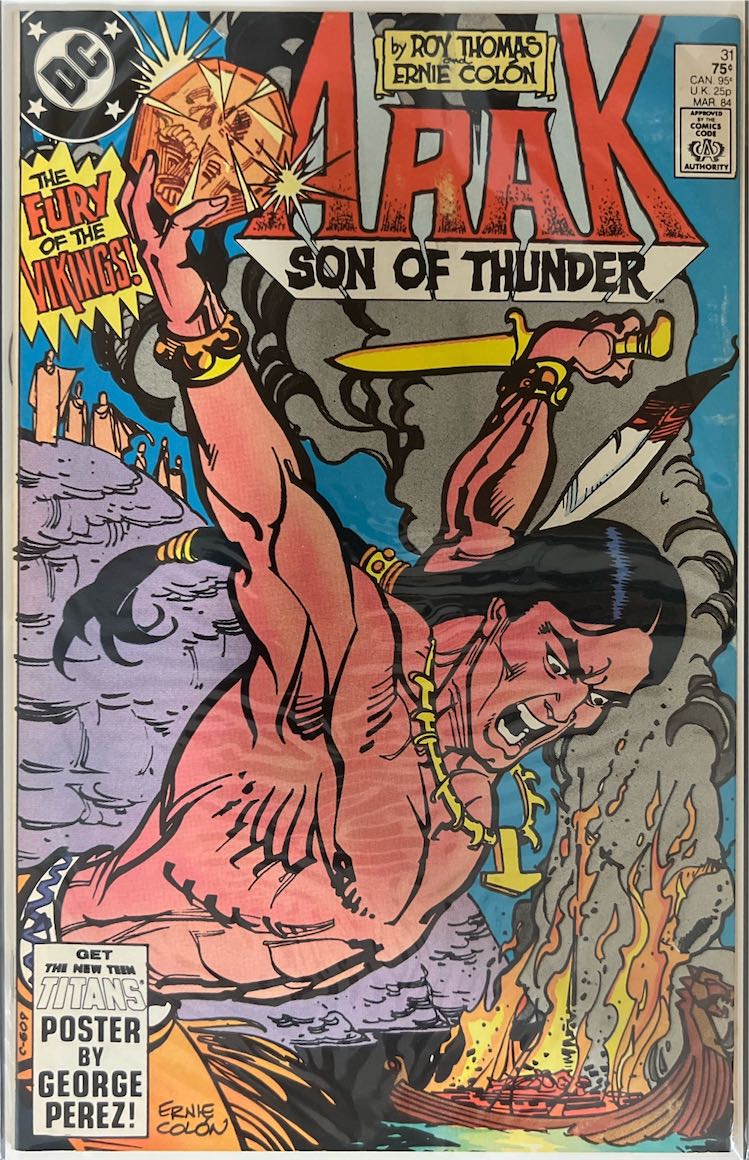 Arak, Son of Thunder, #031, The Fury of the Vikings (DC Comics, 1984) - Direct Sales