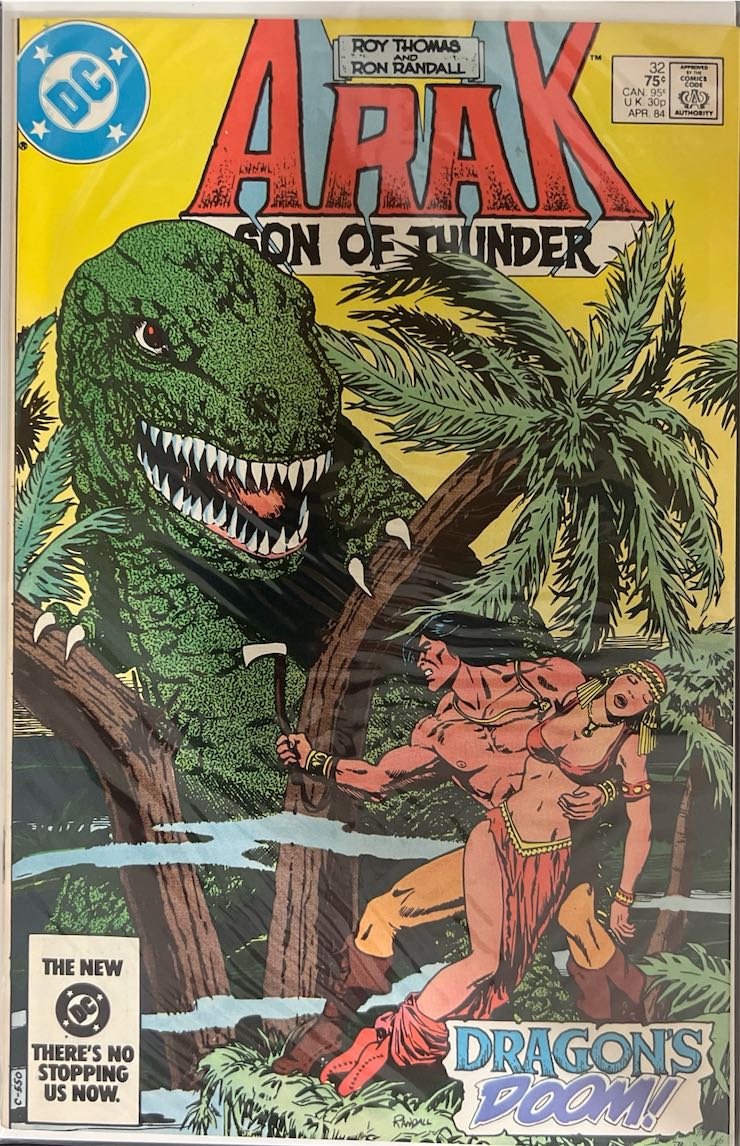 Arak, Son of Thunder, #032, Dragon's Doom! (DC Comics, 1984) - Direct Sales