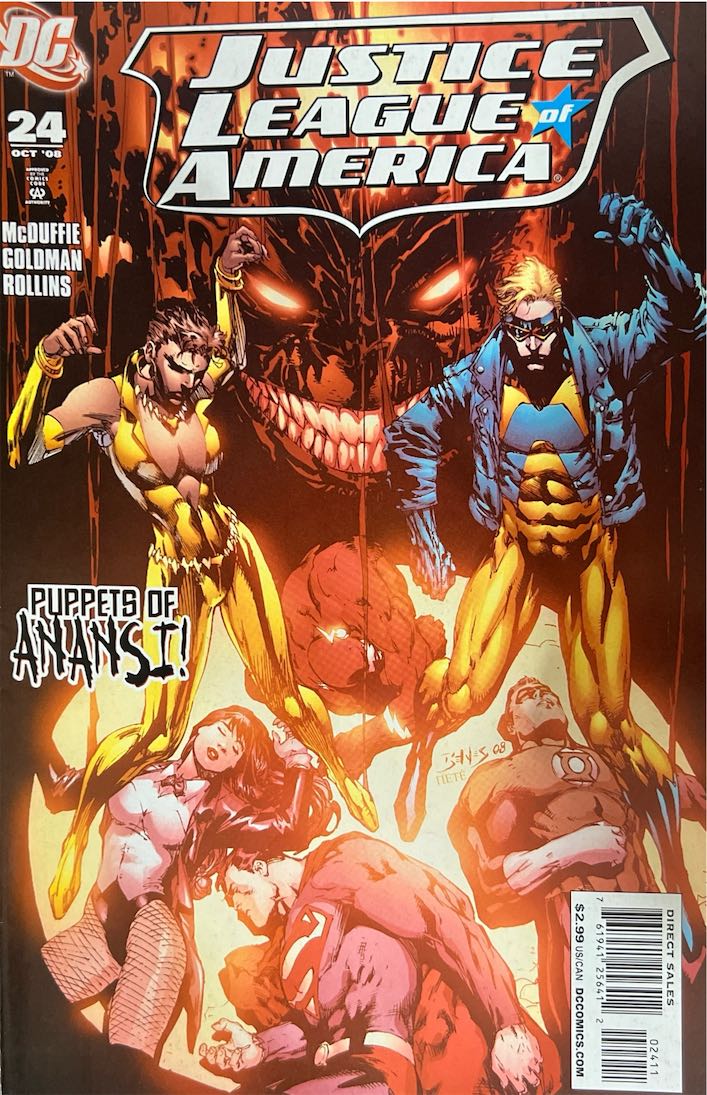 Justice League of America, #024, Puppets of Anansi! (DC Comics, 2008) - Direct Sales