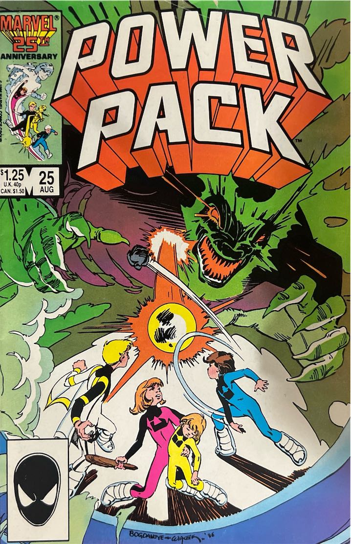 Power Pack, #025, (Marvel Comics, 1986) - Direct Edition