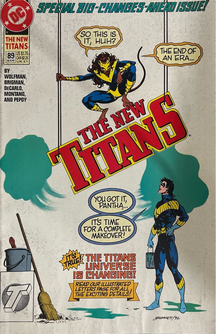 The New Titans, #089, Special Big Changes Ahead Issue (DC Comics, 1992) - Direct Sales