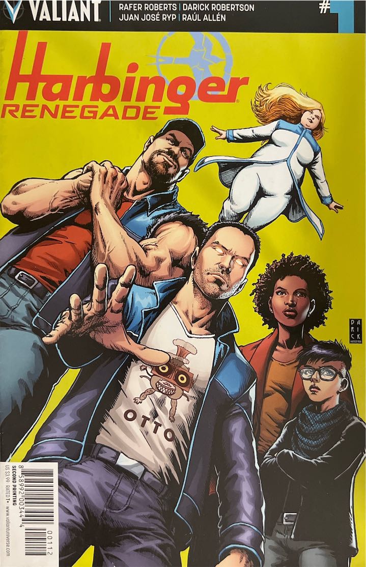 Harbinger Renegade, #001, (Valiant, 2016) - Direct Sales Edition