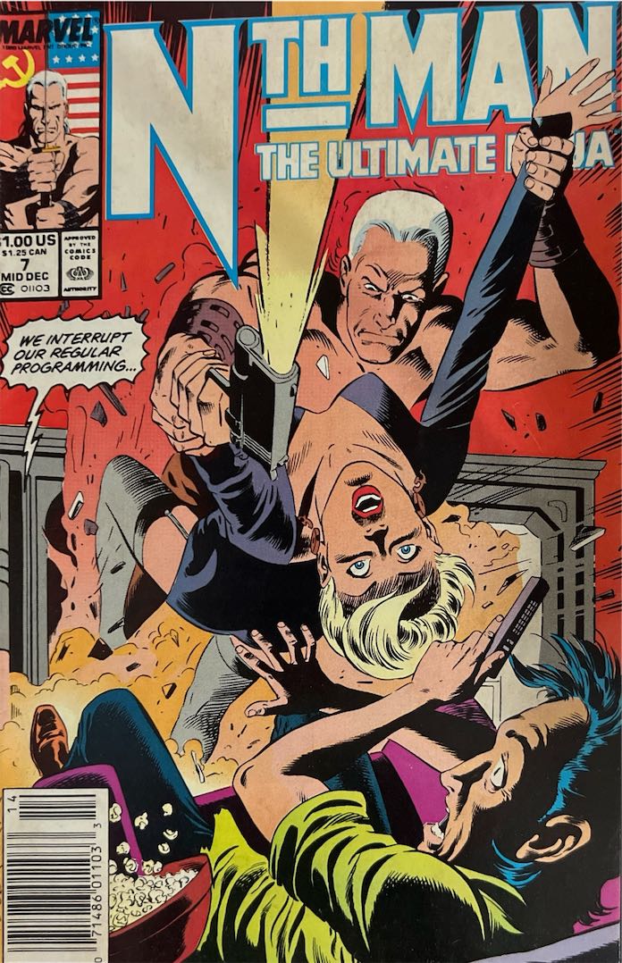 Nth Man: The Ultimate Ninja, #007, (Marvel, 1989) - Direct Sales