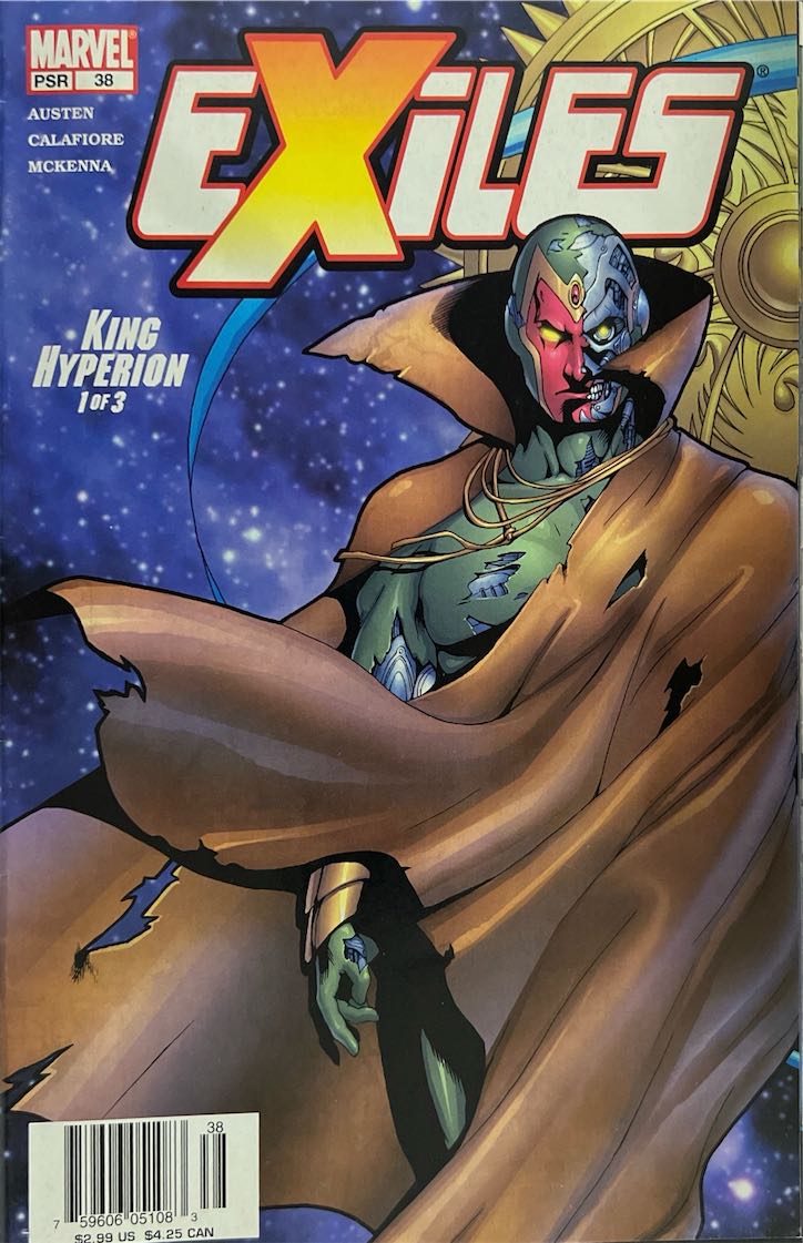 Exiles, #038, King Hyperion 1 of 3 (Marvel, 2004) - Direct Edition