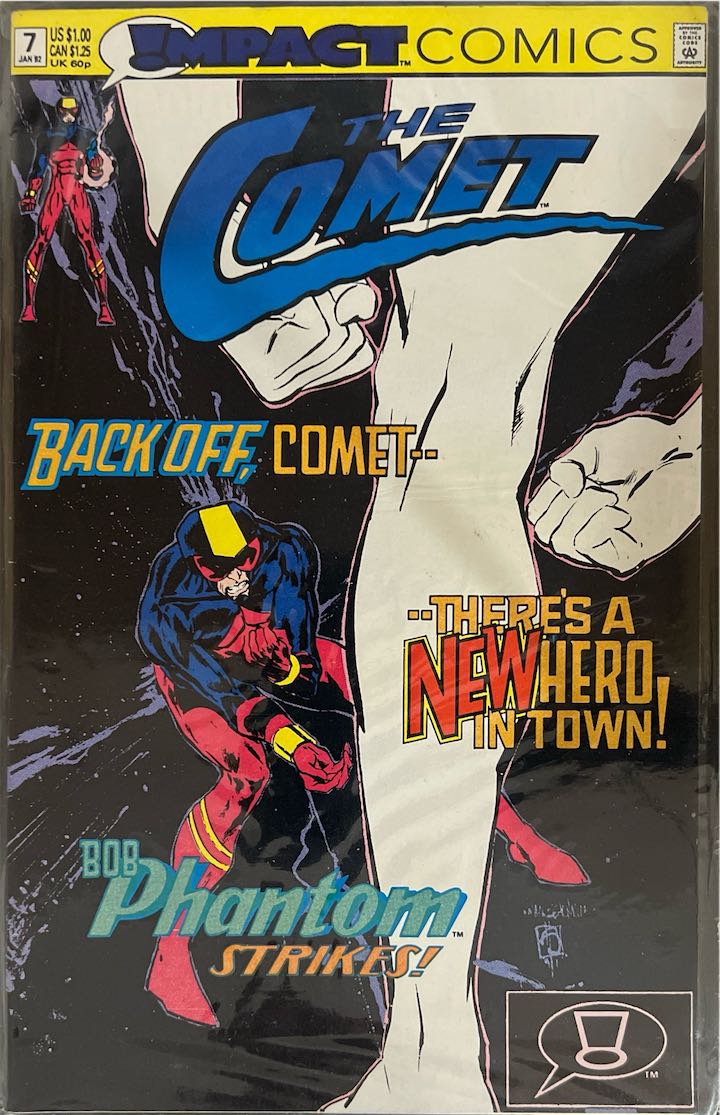 The Comet, #007, Bob Phantom Strikes! (Impact Comics, 1992) - Direct Sales Edition