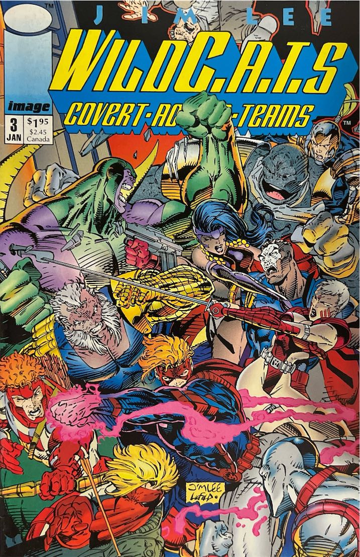 WildC.A.T.S: Covert Action Teams, #003, (Image Comics, 1993) - Direct Sales