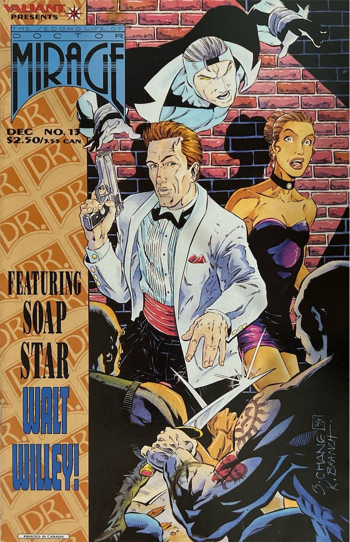 The Second Life of Doctor Mirage, #013, Featuring Soap Star Walt Willey (Valiant, 1993)