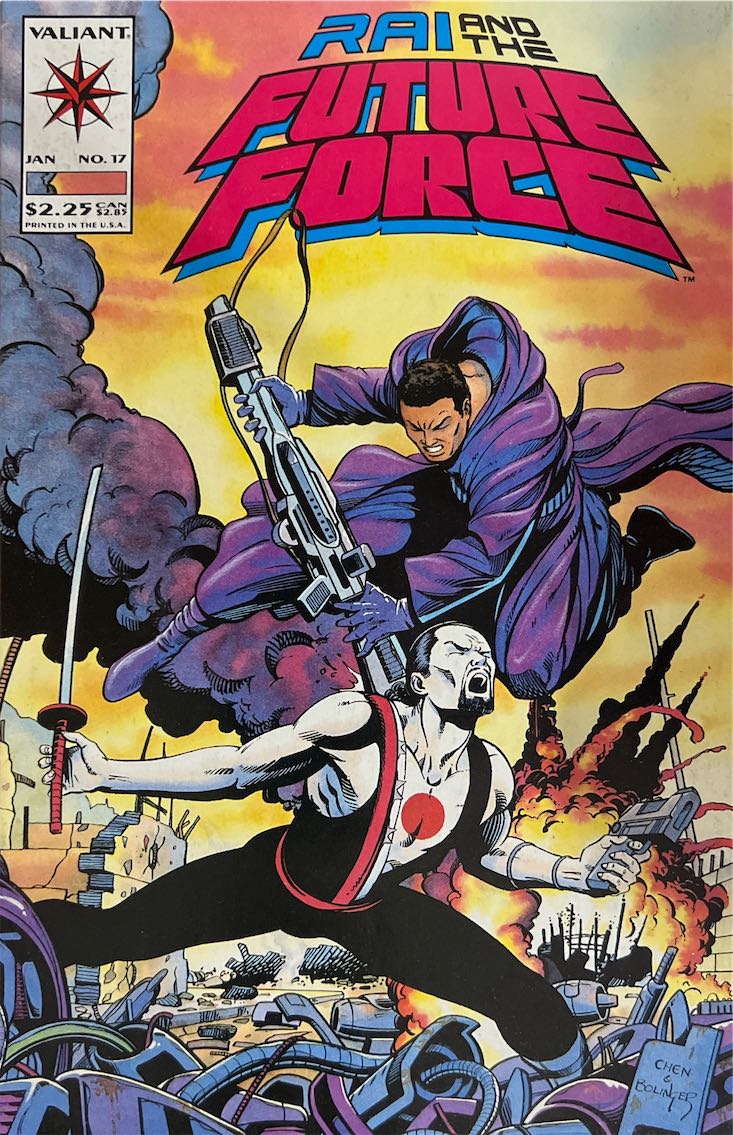 Rai and the Future Force, #017 (Valiant, 1993) - Direct Sales