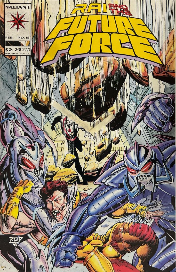 Rai and the Future Force, #018 (Valiant, 1993) - Direct Sales
