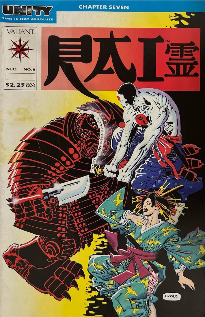 RAI, #006, Unity Chapter Seven (Valiant, 1992) - Direct Sales