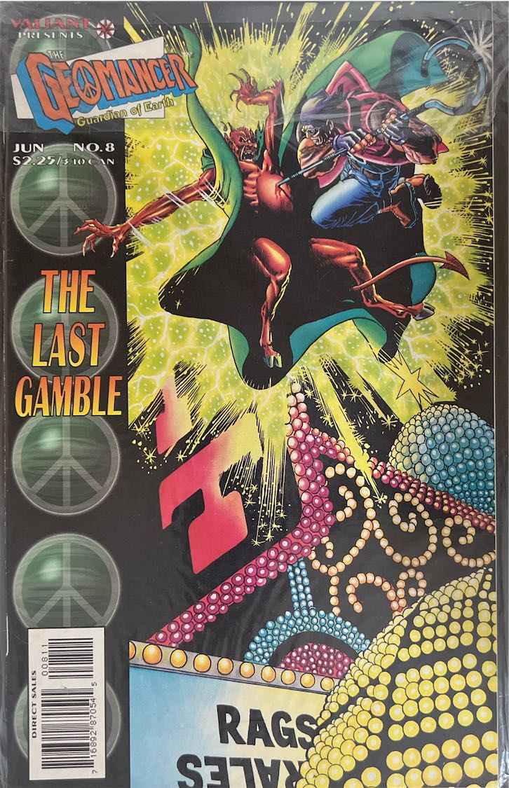 The Geomancer, #008, The Last Gamble (Valiant, 1994) - Direct Sales