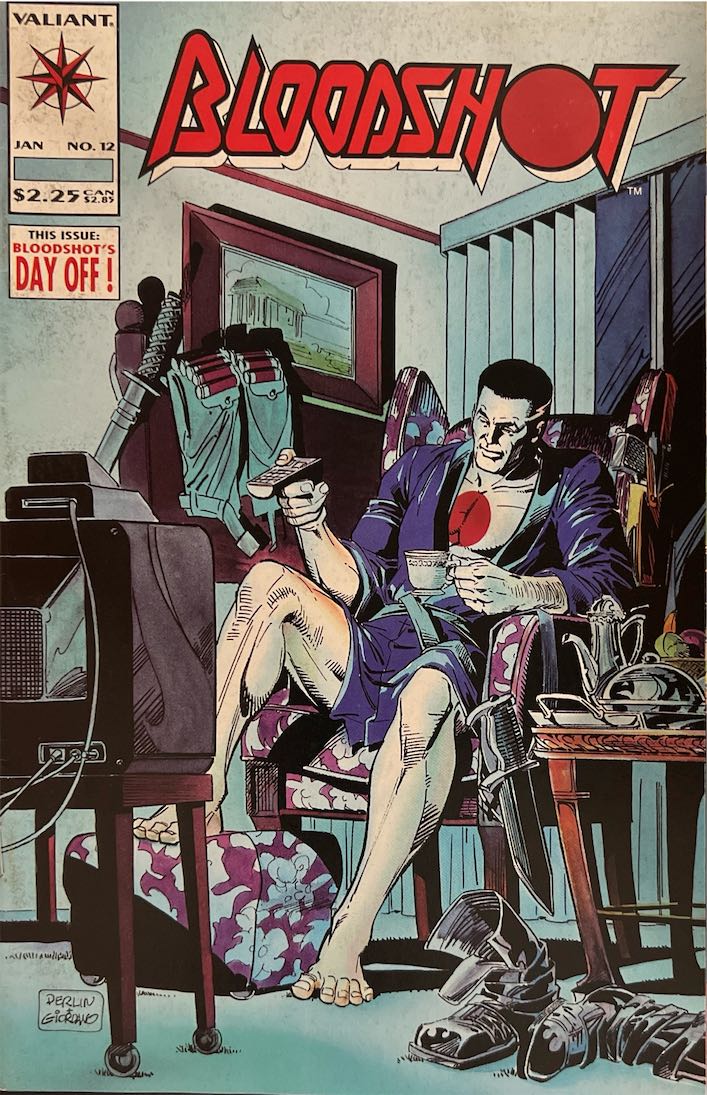 Bloodshot, #012, This Issue: Bloodshot's Day Off! (Valiant, 1994)