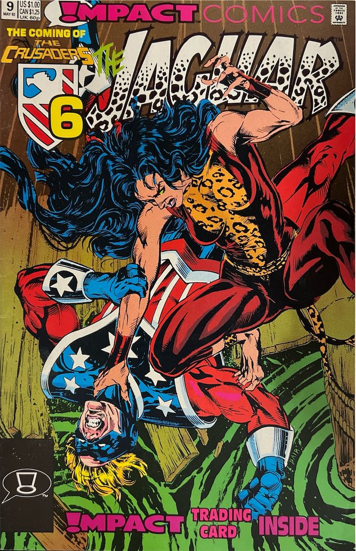 The Jaguar, #009, The Coming of the Crusaders (Impact Comics, 1992) - Direct Sales