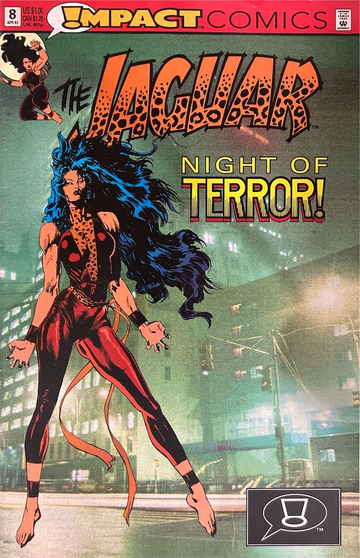 The Jaguar, #008, Night of Terror! (Impact Comics, 1992) - Direct Sales