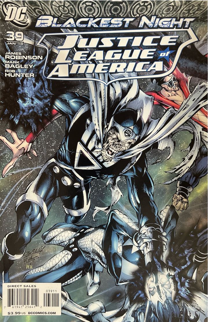 Justice League of America, #039, Blackest Night (DC Comics, 2010) - Direct Sales