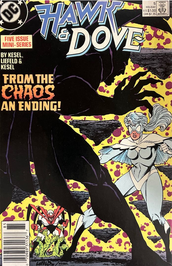 Hawk & Dove, #005, From the Chaos, an Ending! (DC, 1989) - Direct Sales