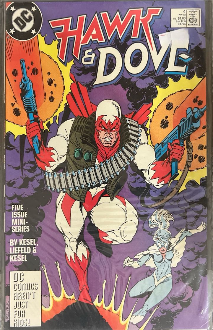 Hawk & Dove, #004, Five Issue Mini-Series (DC Comics, 1988) - Direct Sales