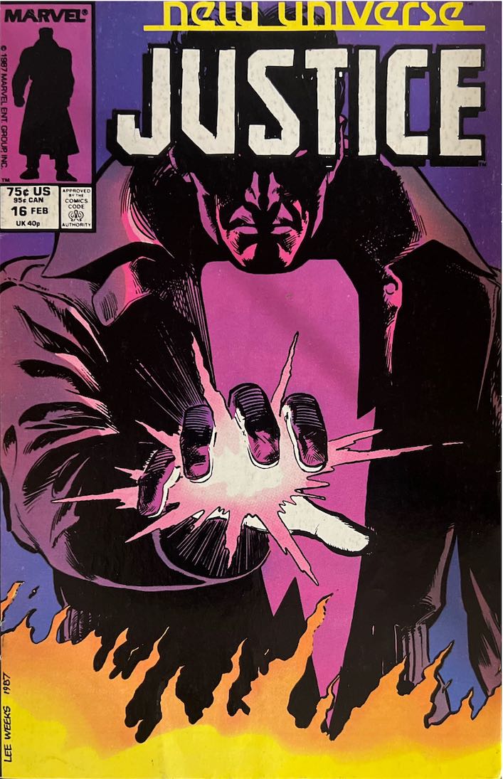 Justice, #016, New Universe (Marvel, 1987) - Direct Sales