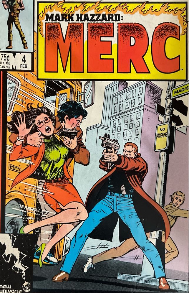 Mark Hazzard: Merc, #004 (Marvel Comics, 1986) - Direct Sales