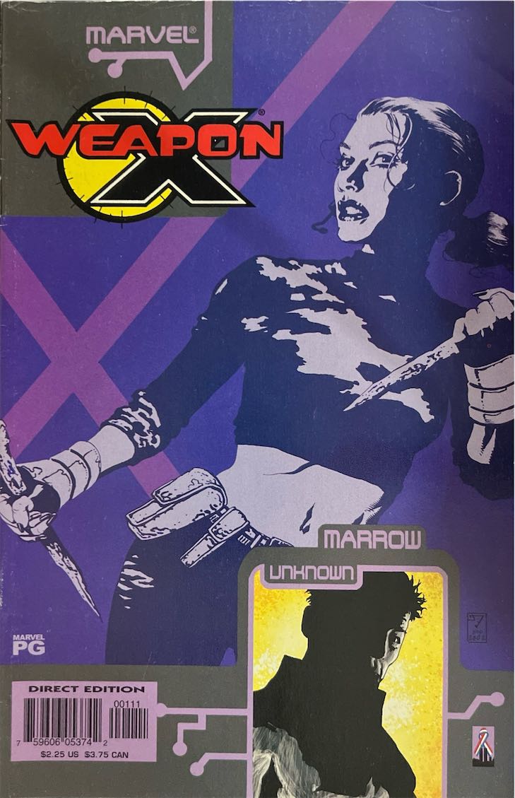 Weapon X, #011, Marrow Unknown (Marvel, 1995) - Direct Edition