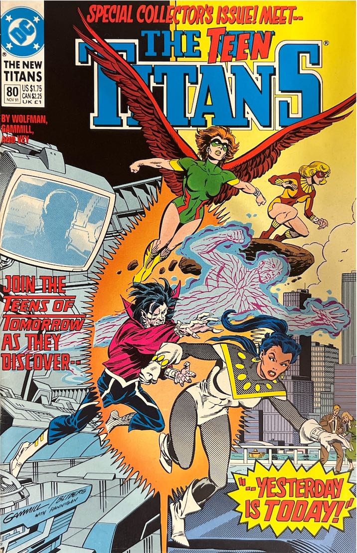 The New Teen Titans, #080 (DC Comics, 1991) - Direct Sales