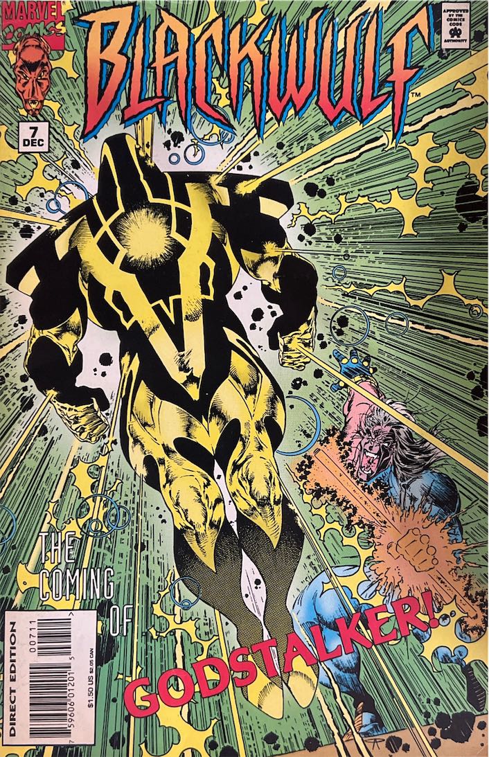 Blackwulf, #007, The Coming of Godstalker! (Marvel, 1994) - Direct Edition