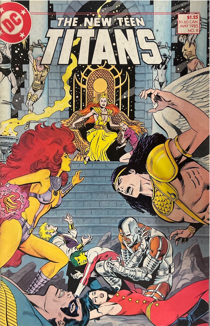 The New Teen Titans, #008 (DC Comics, 1985) - Direct Sales Edition