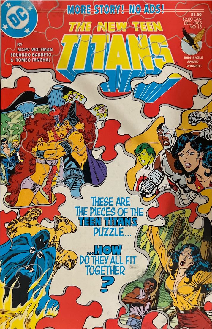 The New Teen Titans, #015 (DC, 1985) - Direct Sales