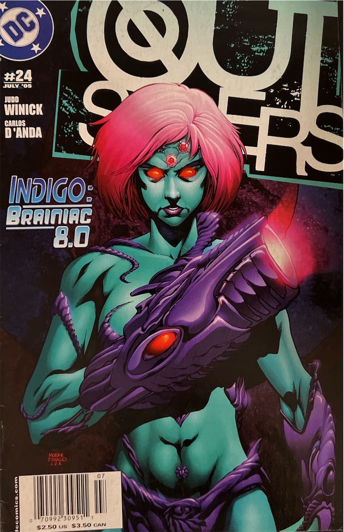 Outsiders, #024, Indigo: Brainiac 8.0 (DC Comics, 2005) - Direct Sales