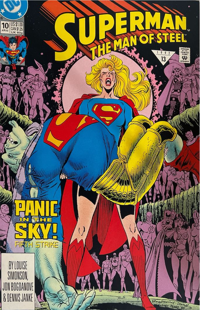 Superman: The Man of Steel, #010, Panic in the Sky: Fifth Strike! (DC Comics, 1992) - Direct Sales Variant