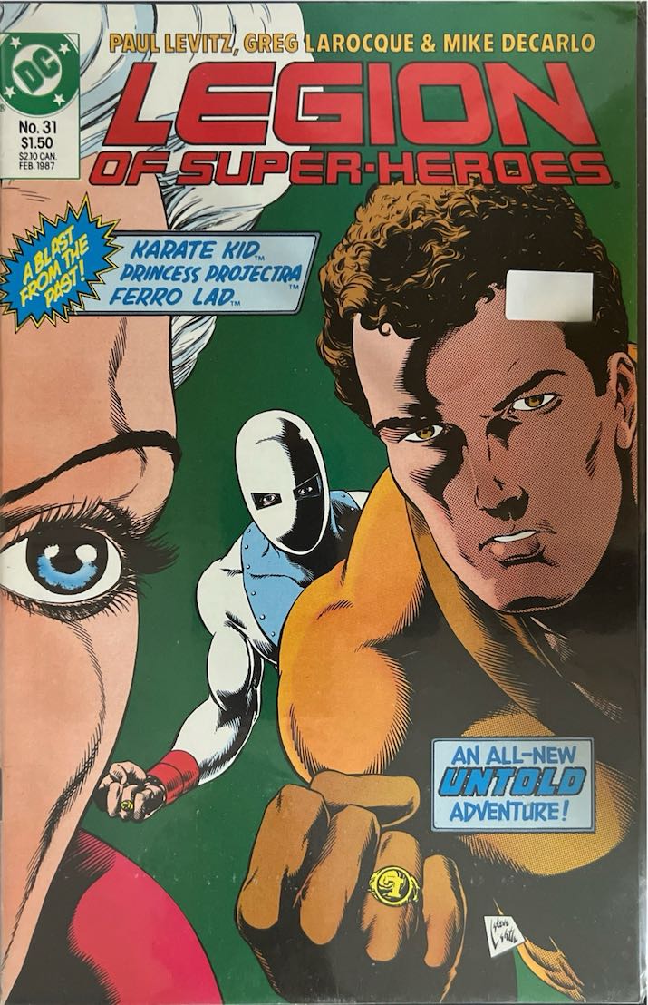 Legion of Super-Heroes, #031, A Blast From The Past! (DC, 1987) - Direct Sales