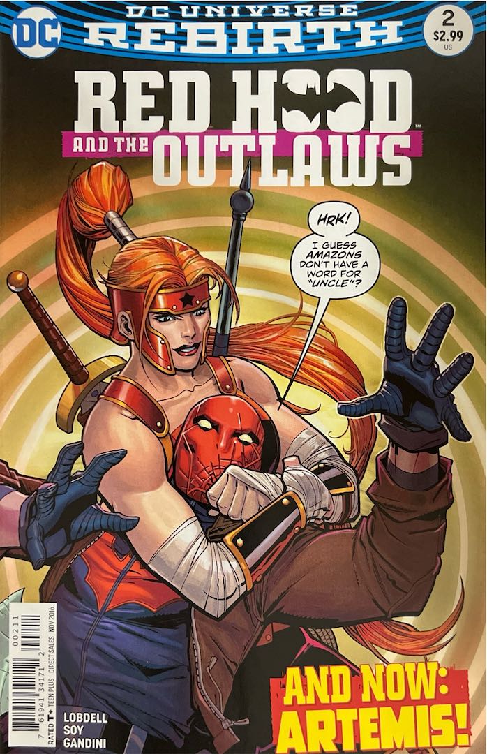 Red Hood and the Outlaws, #002, And Now: Artemis! (DC Comics, 2016) - Direct Sales