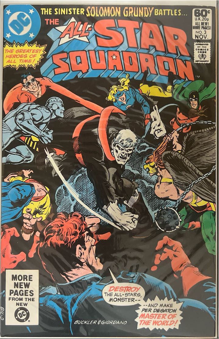The All-Star Squadron, #003 (DC Comics, 1981) - Newsstand Edition