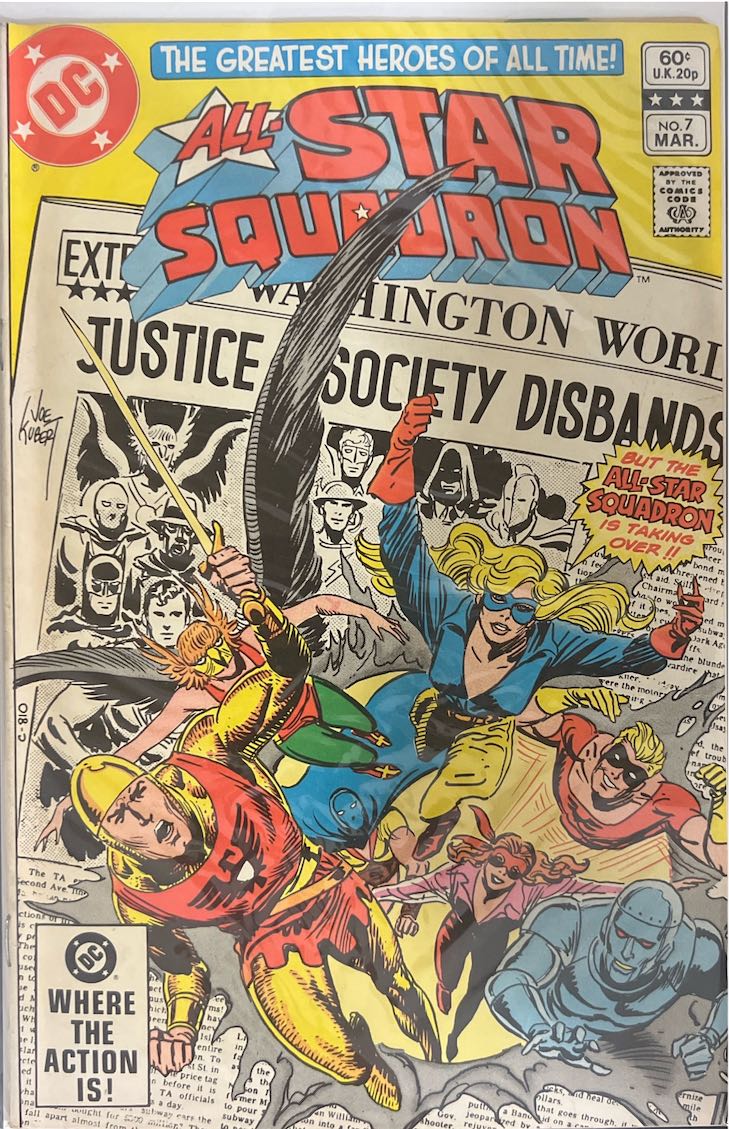 All-Star Squadron, #007, (DC Comics, 1982) - Direct Edition