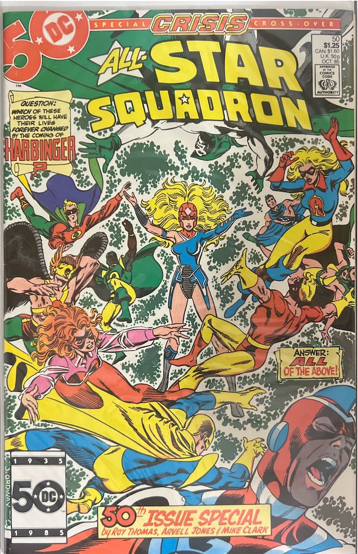 All-Star Squadron, #050, Special Crisis Cross Over (DC, 1985) - Direct Sales