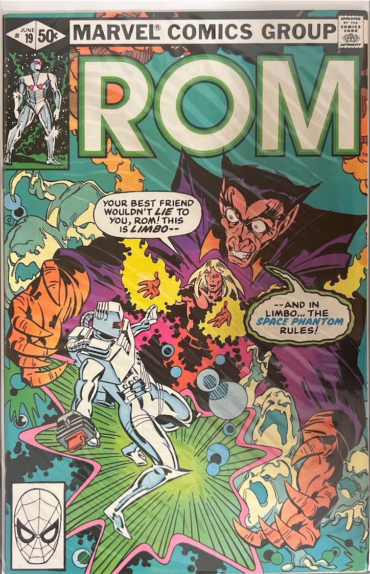 ROM, #019, Your Best Friend Wouldn't Lie to You, Rom! (Marvel Comics, 1981) - Direct Sales