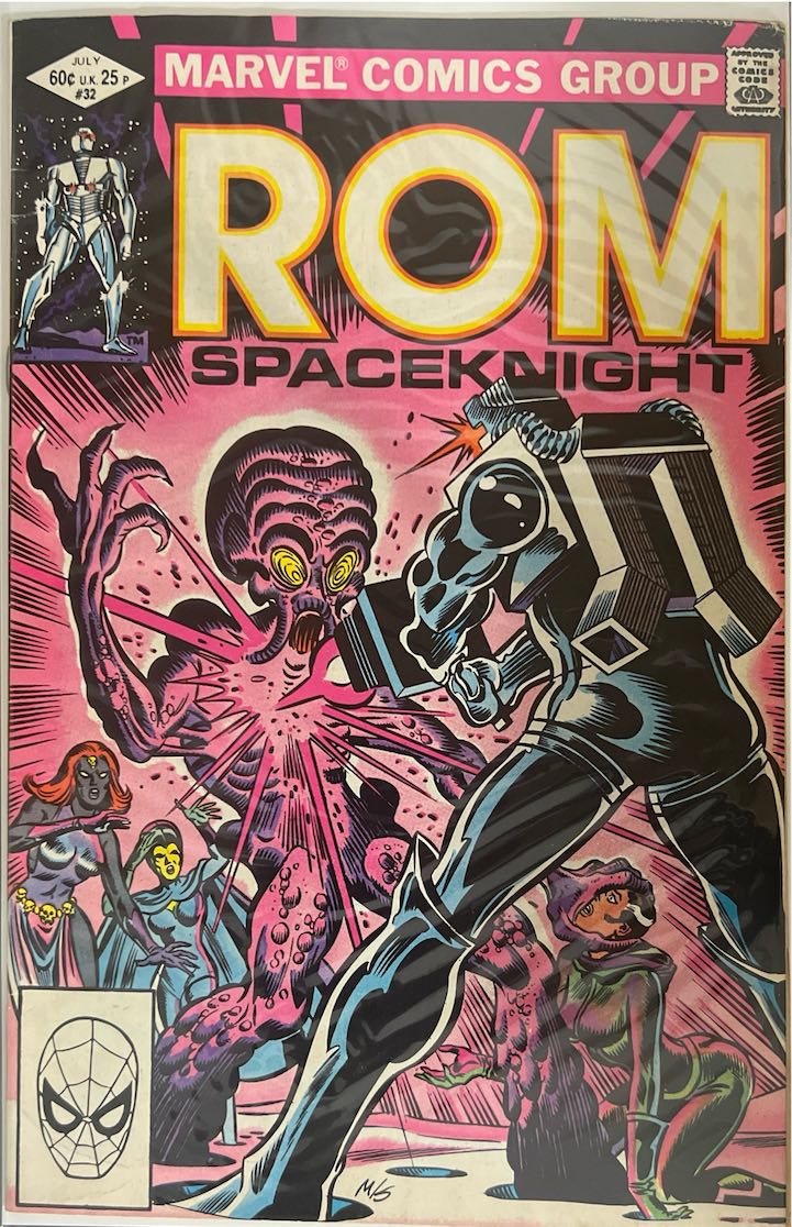 ROM, #032, Spaceknight (Marvel Comics, 1982) - Newsstand Edition