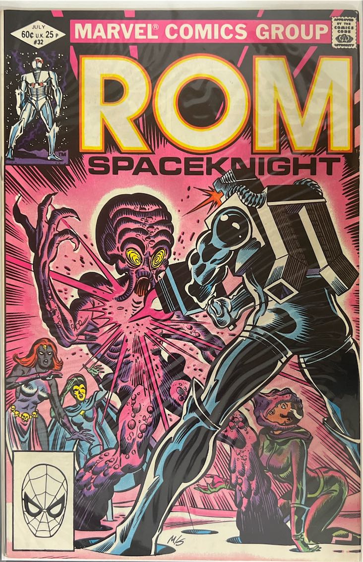 ROM: Spaceknight, #032 (Marvel Comics, 1982) - Newsstand Edition