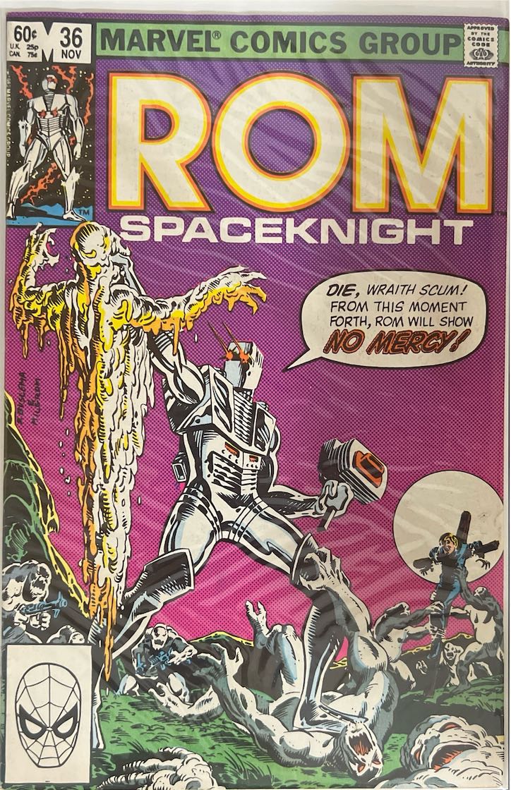 ROM, #036, Spaceknight (Marvel Comics Group, 1982) - Direct Sales