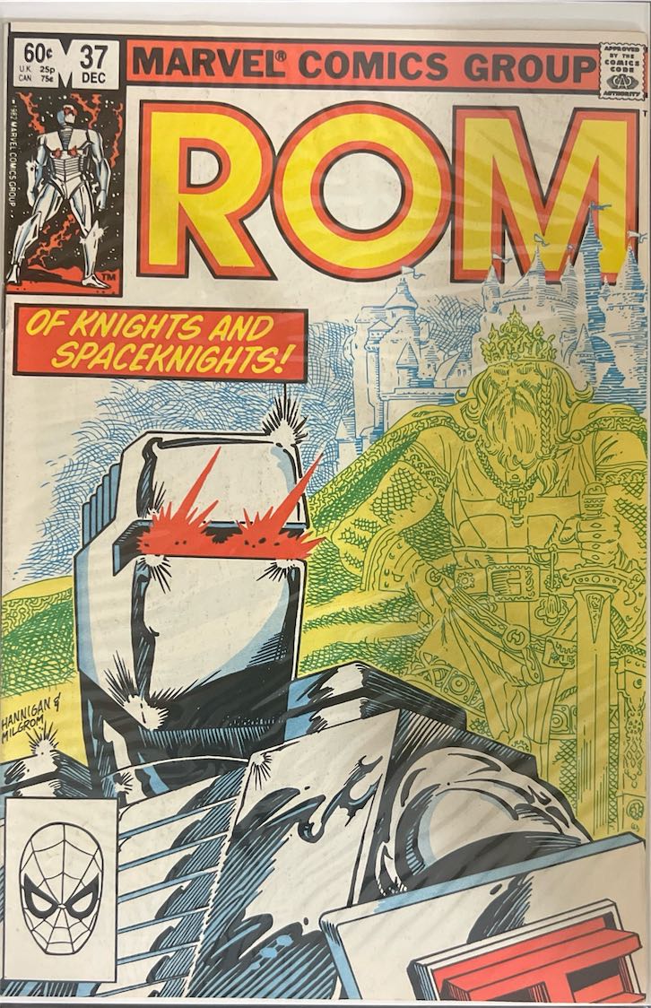 ROM, #037, Of Knights and Spaceknights! (Marvel Comics Group, 1982) - Direct Sales