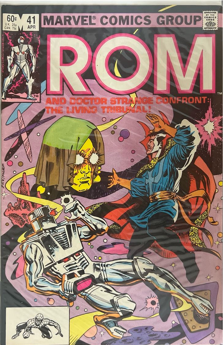 ROM, #041, and Doctor Strange Confront: The Living Tribunal! (Marvel Comics, 1983) - Direct Edition
