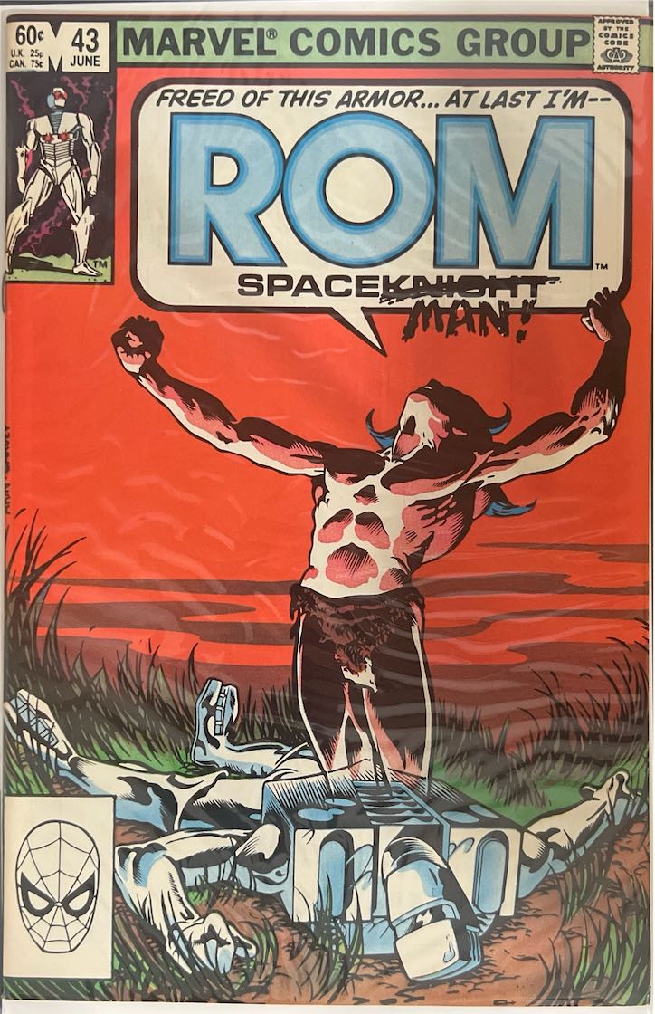 ROM, #043, Spaceknight (Marvel Comics Group, 1983) - Newsstand Edition